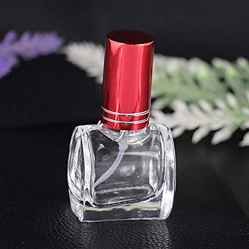 FafSgwq 10ml Mini Botella De Spray Vacía De Atomizador De Perfume Recargable De Vidrio De Viaje Portátil Azul