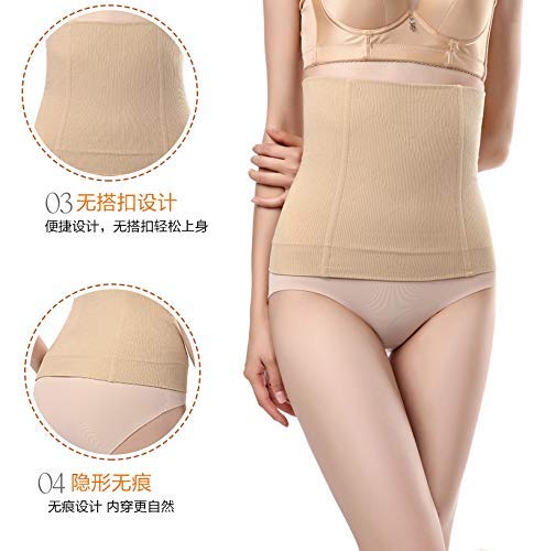 Fajas postparto,cinturón postnatal women post partum belly wrap band maternity recovery support cinturón de la cintura, pelvis cinturón transpirable y cómodo para mujer y maternidad. (Carnoso, L)