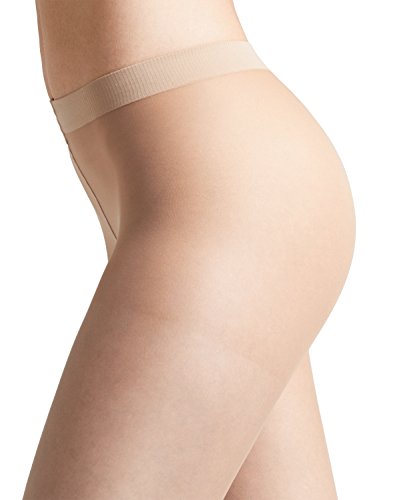 Falke Invisible Deluxe 8 DEN W TI Medias, Beige (Cocoon 4059), 38-40 (Pack de 2) para Mujer