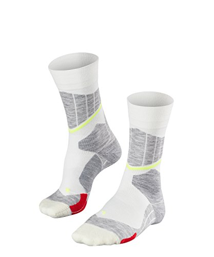 Falke SC1 Skiing Calcetines, Hombre, Blanco Crema, Medium