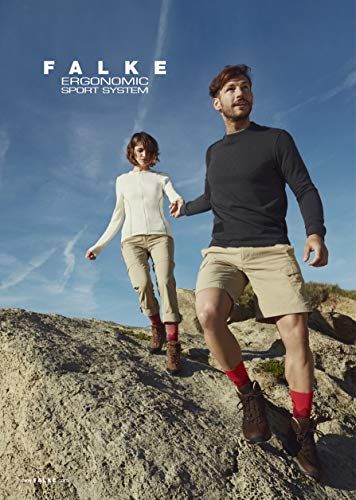 Falke TK 2 Ladies' - Calcetines de Senderismo para Mujer, tamaño 39-40, Color Nature Jaspeado