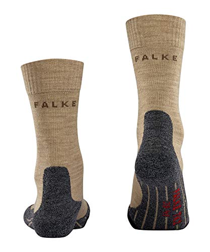 Falke TK 2 Ladies' - Calcetines de Senderismo para Mujer, tamaño 39-40, Color Nature Jaspeado