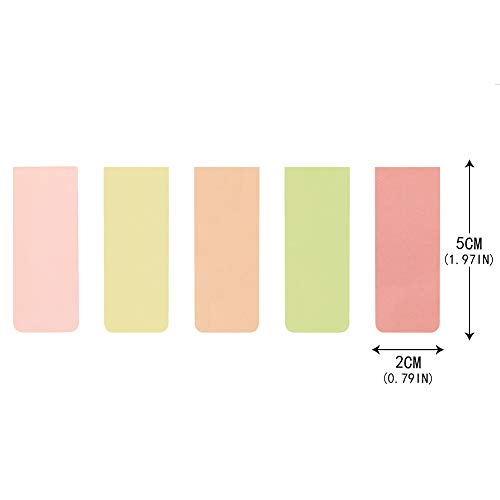 falllea 15 Piezas de Marcadores Magnéticos Clip de Libro Magnético Marcadores de Página Magnéticos Papel para Accesorios de Lectura de Escritorio