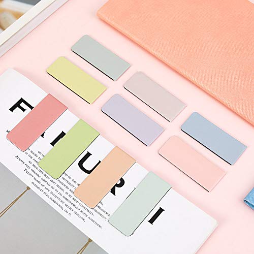 falllea 15 Piezas de Marcadores Magnéticos Clip de Libro Magnético Marcadores de Página Magnéticos Papel para Accesorios de Lectura de Escritorio