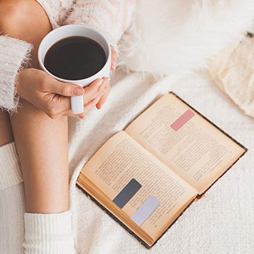 falllea 15 Piezas de Marcadores Magnéticos Clip de Libro Magnético Marcadores de Página Magnéticos Papel para Accesorios de Lectura de Escritorio