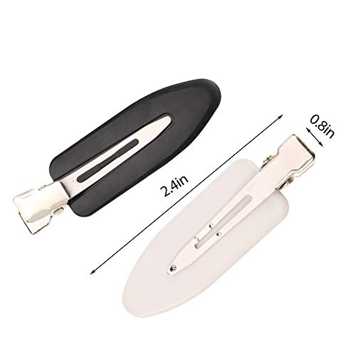 falllea 32 Piezas de Pinzas para el Pelo sin Doblar Clips para Rizos sin Arrugas Hebillas para Pelo Horquillas de Peinado Forma de la Hoja Pinzas para el Cabello para Mujer Niña