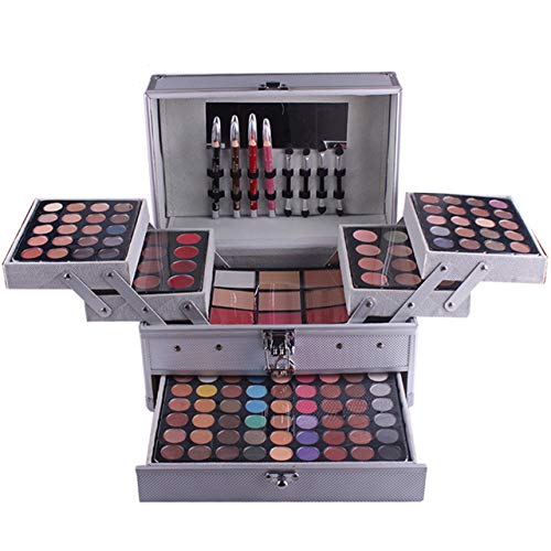 FantasyDay Profesional 132 Colores Paleta de Maquillaje Cosmético Juego de Maquillaje Belleza Set con Sombra de Ojos, Delineador de Ojos, Corrector, Rubor y Lápiz Labial #N4