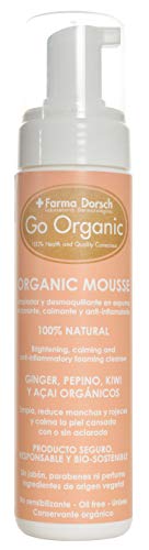 Farma Dorsch Go Organic Mousse Espuma Limpiadora Y Desmaquillante De Rostro Y Ojos (Para Todo Tipo De Pieles) - 200 ml.