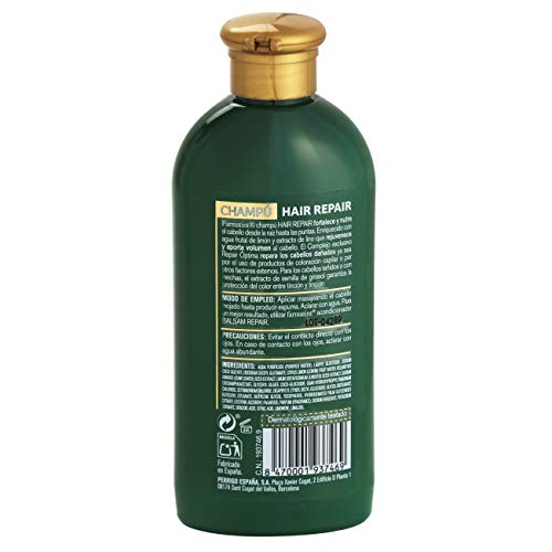 Farmatint Champú, 96.5% ingredientes naturales, fortalece y nutre el cabello, sin siliconas, sin SLS - 250 ml