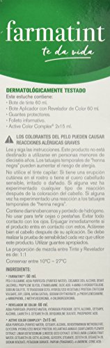 Farmatint Gel 4R Castaño Cobrizo | Color natural y duradero | Componentes vegetales y aceites naturales | Sin amoníaco | Sin Parabenos | Dermatológicamente testado