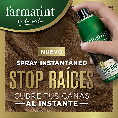 Farmatint Spray Instantáneo Capilar Stop Raíces, Color Castaño Claro - 75 ml