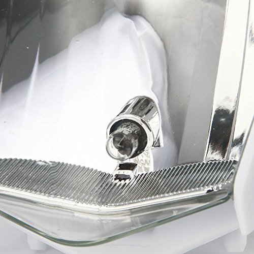 Faros delanteros universales para carenado de calle, máscara de combate, luz de día, luces intermitentes para Honda, Yamaha, Suzuki, Kawasaki KTM, color blanco