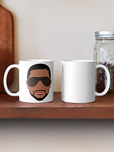 FashionNut Avatar Jahan Music Nostradamus Hop Nostra Rap Hip Emoji La Mejor Taza de café de cerámica de mármol Blanco de 11 oz