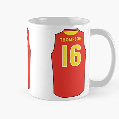 FashionNut Rules Suns Australian Gold AFL Rory Football Thompson Coast La Mejor Taza de café de cerámica de mármol Blanco de 11 oz
