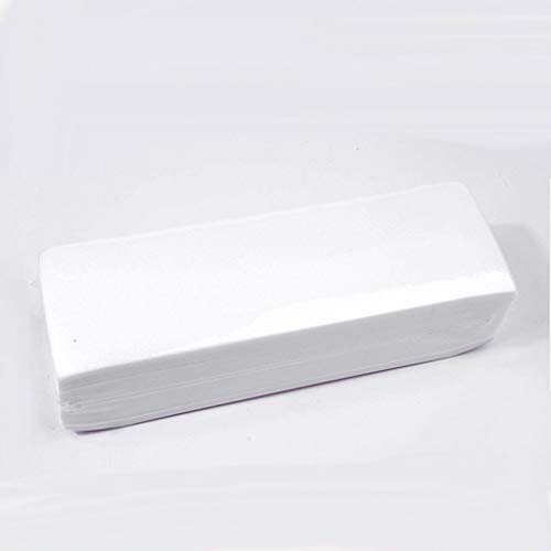FBGood - Papel de depilación con cera para depilación, papel circundante, tiras de cera, pierna, cejas, bikini, hombres brasileños y aletas (100 unidades)