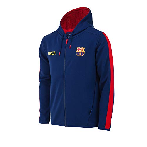 Fc Barcelone Sudadera con Capucha Barca - Colección Oficial Talla de Hombre XXL