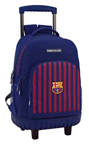 FCB FC Barcelona Mochila Grande con Ruedas Carro Fijo, Trolley.