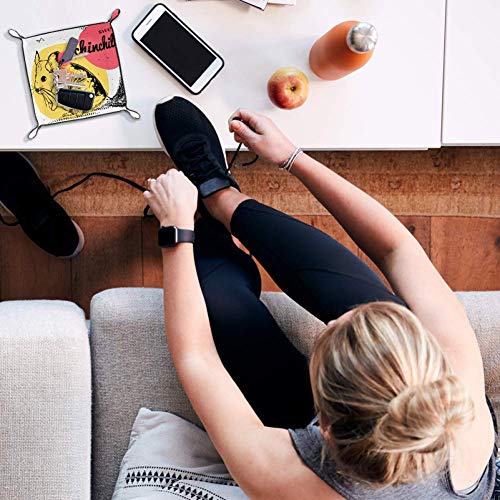 FCZ - Caja organizadora para guardar llaves, monedero, diseño de chinchilla