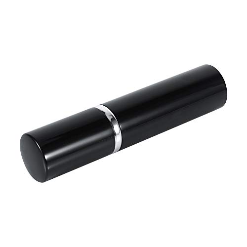 Fditt - Pulverizador de aluminio de 5 ml especializado con fragancia de aluminio, recargable, portátil de viaje, pulverizador de olor para actividades exteriores (negro)