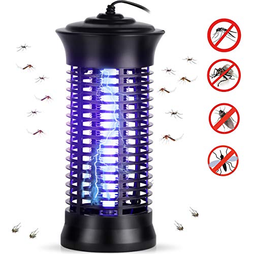 Feizhibo Lampara Anti-Mosquitos, Lámpara Mosquito Electrico, Lámpara Mata Insectos Electrico Lámpara Anti Mosquitos UV Mosquitera Eléctrica contra Mosquitos, Polillas y mas Insectos