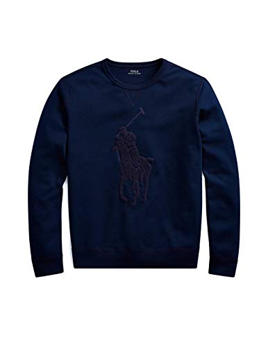 Felpa Ralph Lauren Big Pony Marino Hombre M Azul