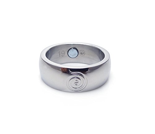 Feng Shui Suerte Anillo con imán de neodimio Energía Espiral Promoción de éxito y Prosperidad Energetix 4you Anillo magnético de energía Fortune No 022