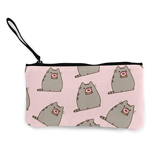 Fenmeegy Bunny Party Cute Canvas Change Cash Coin Purse, Make Up Bag, Bolso para teléfono móvil con asa Monedero Bolso para cambio