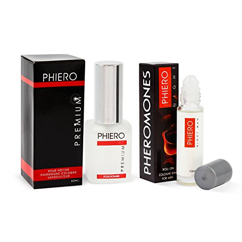 Feromonas - Phiero Premium + Phiero Night Man: Perfumes con feromonas para hombre