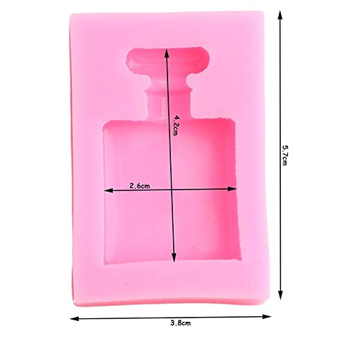FGHHT Cosmetics Perfume Bottle Silicone Chocolate Molds   Mold Cake Decoration Tools Playmer Clay Mould Cupcake Baking Moulds