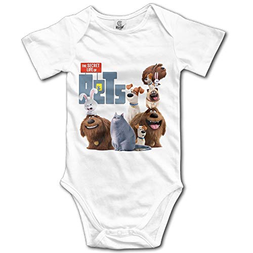 FGRFQ The Secret Life of Pets Movie 2016 Unisex Short Sleeve Pack Bodysuits For Baby