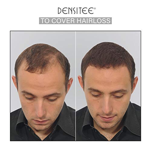 Fibras Capilares Color Castaño Claro 28 gr Queratina Caida de Cabello Keratin Fibers Perdida de Cabello Hombres y Mujeres Retoca Raices y Canas Disimula al Instante Calvicie DENSITEE