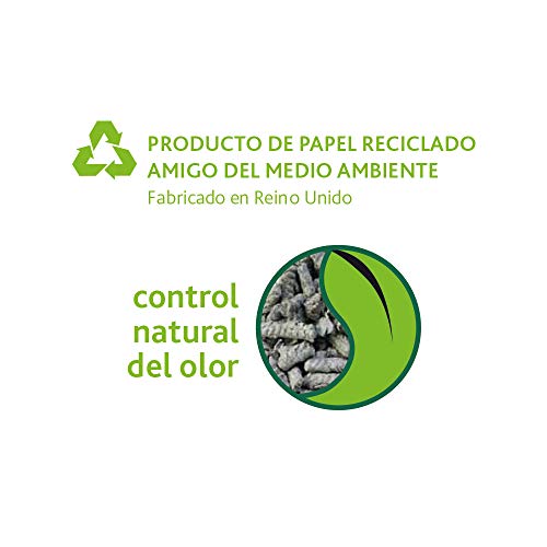 FIBRECYCLE Lecho de Papel Reciclado Back 2 Nature, 30 l, Pequeños Mamíferos