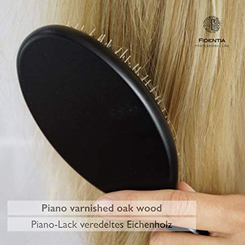 Fidentia - Cepillo neumático para extensiones del cabello, pelucas y peluquines, fabricado en Alemania