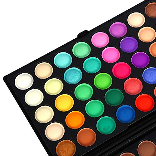 Filfeel Paleta de sombra de ojos, 120 colores Profesional Shimmer Ojos mate maquillaje a prueba de polvo cosmético Set Kit de herramientas