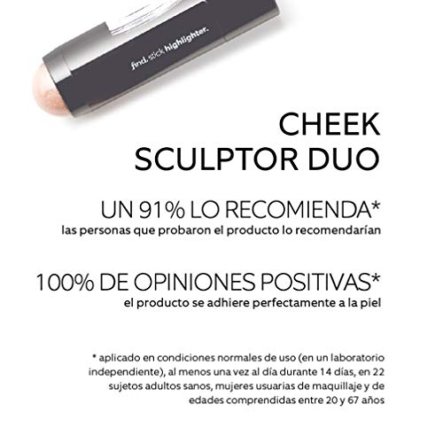 FIND - Cheek Sculptor Duo (Iluminador en barra n.1 + Colorete en barra)