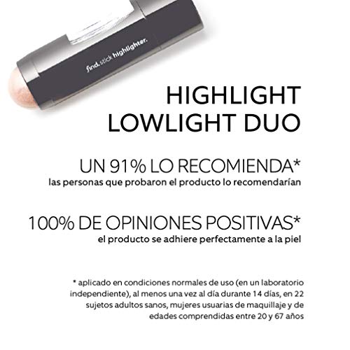 FIND - Highlight Lowlight Duo (Iluminador en barra n.2 + Bronceador en barra)