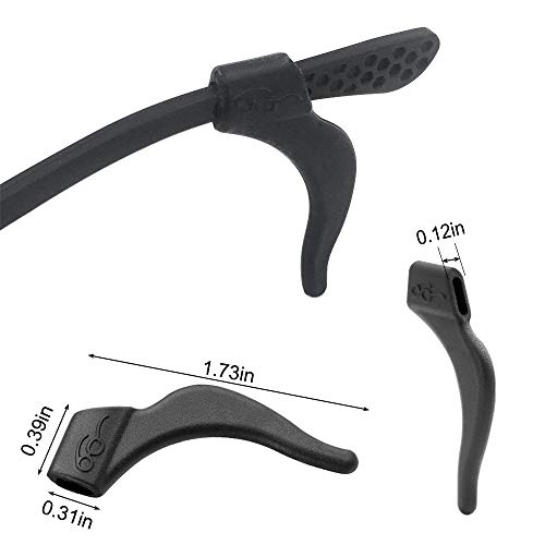 FineGood 12 pares de retenedores de gafas, silicona antideslizante para gafas de sol gafas de lectura