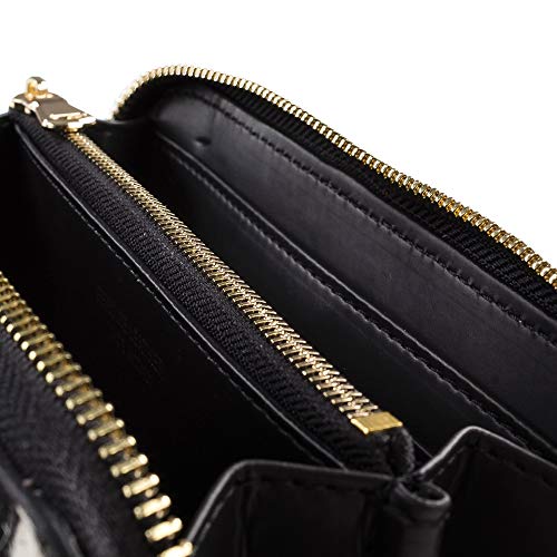 FIRENZE ARTEGIANI. Stella Cartera Mujer Mujer.Piel auténtica Cavallino Leopardo Grande .Made in Italy. Vera Pelle Italiana.19x2,5x10,5 cm. Color: Leopardo