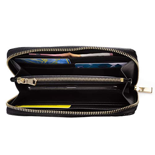 FIRENZE ARTEGIANI. Stella Cartera Mujer Mujer.Piel auténtica Cavallino Leopardo Grande .Made in Italy. Vera Pelle Italiana.19x2,5x10,5 cm. Color: Leopardo