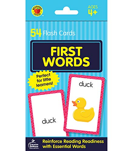 First Words Flash Cards (Brighter Child Flash Cards)