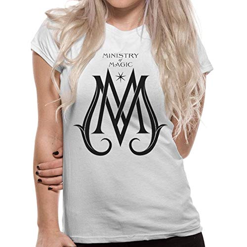 Fitted T-Shirt (Women-M) Ministry Deco Logo (White)