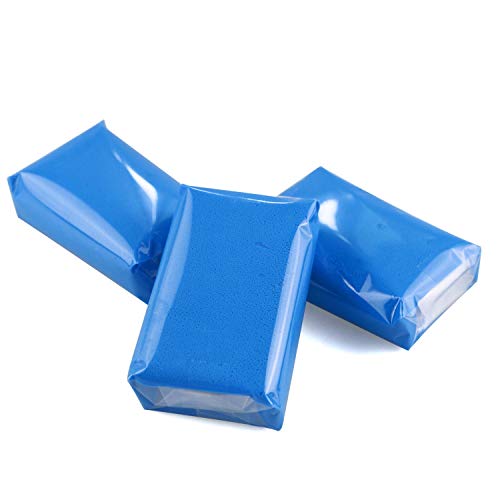 Fixget Car Clay Bar, 100 g Professionnel Voiture Nettoyage Pâte Magic Clay Bar pour Véhicule Voiture Supprimer Sludge Chiffon de Nettoyage Avec Boîte de Rangement (3 Pcs) (3pcs)