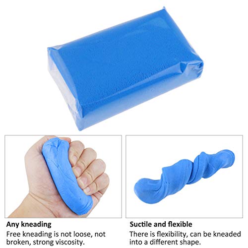 Fixget Car Clay Bar, 100 g Professionnel Voiture Nettoyage Pâte Magic Clay Bar pour Véhicule Voiture Supprimer Sludge Chiffon de Nettoyage Avec Boîte de Rangement (3 Pcs) (3pcs)