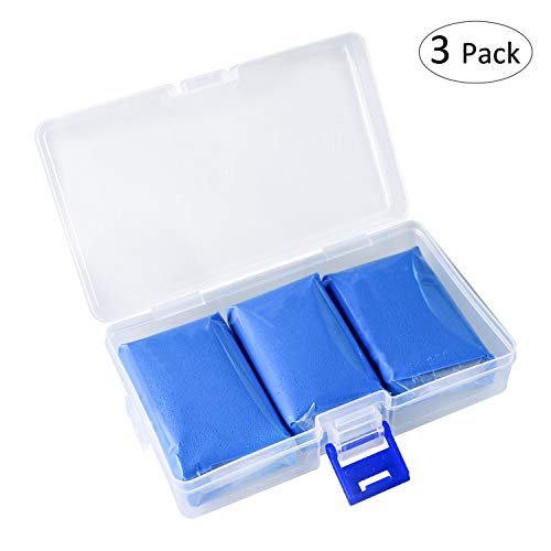 Fixget Car Clay Bar, 100 g Professionnel Voiture Nettoyage Pâte Magic Clay Bar pour Véhicule Voiture Supprimer Sludge Chiffon de Nettoyage Avec Boîte de Rangement (3 Pcs) (3pcs)