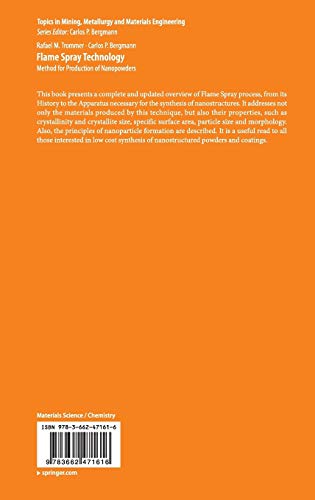 Flame Spray Technology: Method for Production of Nanopowders (Topics in Mining, Metallurgy and Materials Engineering)