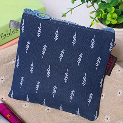 Flamingo Floral Printing Sanitary Napkins Bag Zipper Comestic Bags Pouch Organizer Holder for Women and Girls, Color 3