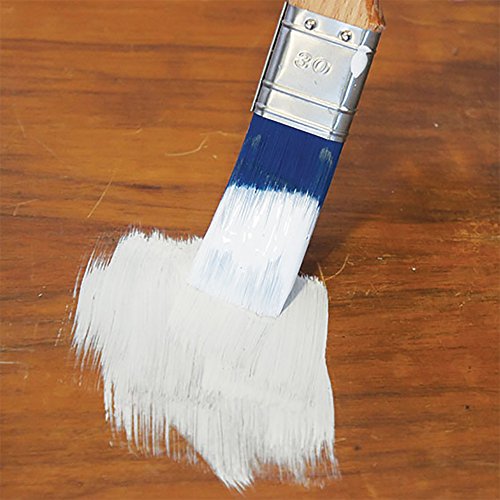 Fleur Paint 14003 - Brocha (fibra sintetica, 1,5 cm x 3 cm) color azul y blanco