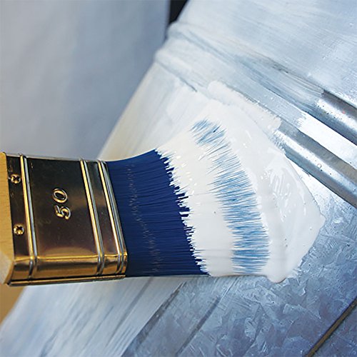 Fleur Paint 14003 - Brocha (fibra sintetica, 1,5 cm x 3 cm) color azul y blanco
