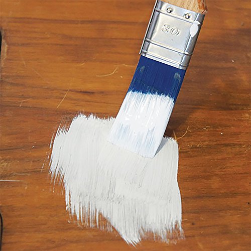 Fleur Paint 14004 - Brocha (fibra sintetica, 1,5 cm x 5 cm) color azul y blanco