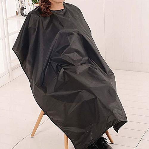 Fleymu Capas de Peluquería con Cepillos de Cuello Capas de Peluquería Delantal Impermeable Peluqueria Capa de Ajustable Profesional Salon Adecuado para Corte de Pelo Adultos, Peluqueria,Tinte y Mechas